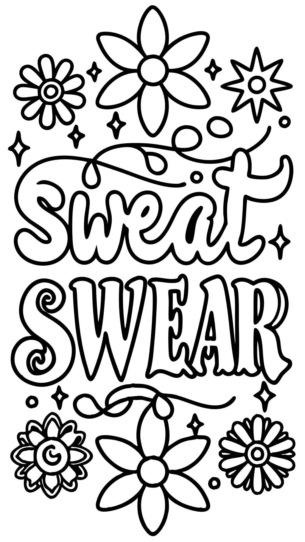 printable swear word coloring pages